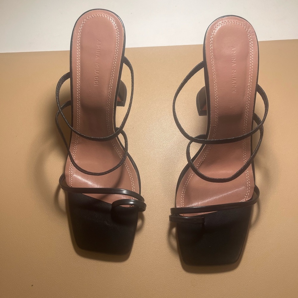 Amina Muaddi Naima Sandals